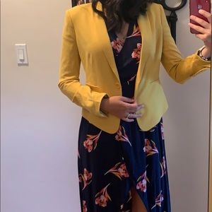 BCBG Mustard Yellow Blazer